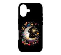 Carcasa para iPhone 17 Galaxy Night Sky Moon Lunar Stars Sun Love
