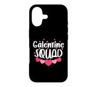 Carcasa para iPhone 17 Galentine's Day Squad 2027 para Mujeres Feliz Día de Galentinas