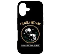 Carcasa para iPhone 17 Ganar la Noche de Juego Juego Dados Casino Ganador Perdedor Las Vegas