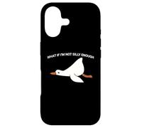 Carcasa para iPhone 17 Ganso Gracioso ¿Qué Pasa si no Soy lo Suficientemente Tonto