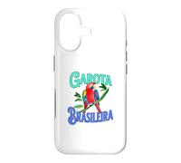 Carcasa para iPhone 17 Garota Brasileira Brasileña Arara Parrot Gráfico