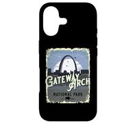 Carcasa para iPhone 17 Gateway Arch National Park - Recuerdo Vintage de Vacaciones