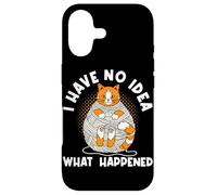 Carcasa para iPhone 17 Gato Divertido, no Tengo ni Idea de lo Que pasó, la dueña de Yarn Cat, Kitty