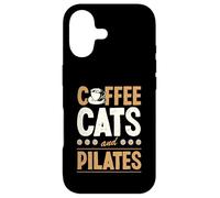 Carcasa para iPhone 17 Gatos De Café Y Pilates