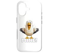 Carcasa para iPhone 17 Gaviota Graciosa, Frase ingeniosa - Mine!, Mar Costa Playa