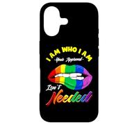 Carcasa para iPhone 17 Gay Rainbow Lips Orgullo Igualdad LGBTQ