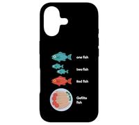 Carcasa para iPhone 17 Gefilte Fish One Fish Two Fish Fish Parodia Cómica Judía