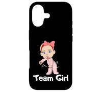 Carcasa para iPhone 17 Gender Reveal Party Team Girl Cute Flossing Baby Floss Gift