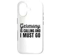 Carcasa para iPhone 17 Germany is Calling and I Must go Traveler German Holiday