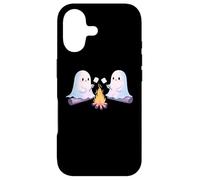 Carcasa para iPhone 17 Ghostly Campfire Asar Malvaviscos Halloween Camp Fire