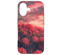 Carcasa para iPhone 17 Giapponese Ragno Giglio Cielo Rosa
