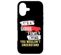 Carcasa para iPhone 17 Gibbs Family Name