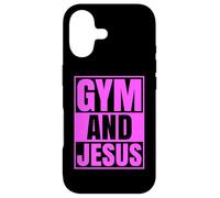 Carcasa para iPhone 17 Gimnasio y Jesús Entrenador Cristiano Grace God Atleta Levantamiento
