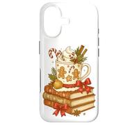 Carcasa para iPhone 17 Gingerbread Hot Cocoa & Books Cozy Christmas Reader