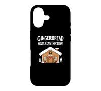 Carcasa para iPhone 17 Gingerbread House Construction Funny Christmas Holiday Humor