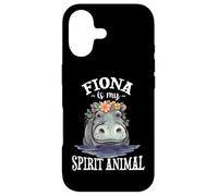 Carcasa para iPhone 17 Girls Womens Fiona Is My Spirit Animal Hippo Lover