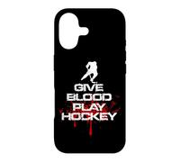 Carcasa para iPhone 17 Give Grit & Play - Diseño Inspirado en el Jugador de Hockey sobre Hielo