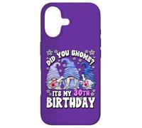 Carcasa para iPhone 17 GNOME Graphic For Women Did You GNOME Its My 30th Birthday
