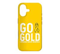 Carcasa para iPhone 17 Go Gold Childhood Cancer Awareness Support Items Gifts