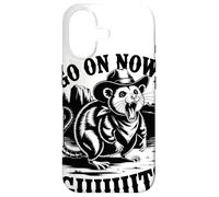 Carcasa para iPhone 17 Go On Now Giiiit Lémur Vaquero Humor Occidental Vintage
