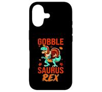 Carcasa para iPhone 17 Gobble Saurus-Rex Turkey Dinosaur Thanksgiving Thankful