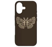 Carcasa para iPhone 17 Goblincore Chalk Hill Blue Moth Cottagecore