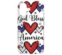 Carcasa para iPhone 17 God Bless America Patriotic USA Flag Colors For Christians