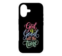 Carcasa para iPhone 17 God Is Good All The Time Christian Cute Bible Versículo