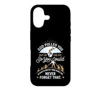 Carcasa para iPhone 17 God Pull You out of The Pit Recovery Faith Design
