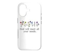 Carcasa para iPhone 17 God Will Meet All Your Needs Philippians 4:19 4:9 Christian