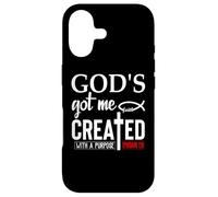 Carcasa para iPhone 17 God'S Got Me Christian Ephesians 2:10 Created with a Purpose