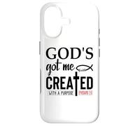 Carcasa para iPhone 17 God'S Got Me Christian Ephesians 2:10 Created with a Purpose