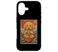 Carcasa para iPhone 17 Goldendoodle Comer Ramen Kawaii Anime Amante de los Perros