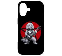 Carcasa para iPhone 17 Goldendoodle Heavy Metal Guitarra Rock Dog Lover