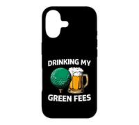 Carcasa para iPhone 17 Golfer Drinking My Green Fees Beer Humor