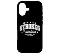 Carcasa para iPhone 17 Golpes Calculados Disco Golf Estadísticas Datos Nerd