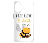 Carcasa para iPhone 17 Gospel Kids Christian Faith Cute Bee: I Bee-Lieve in Jesus