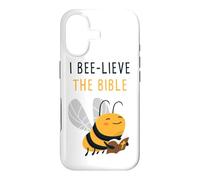 Carcasa para iPhone 17 Gospel Kids Christian Faith Cute Bee: I Bee-Lieve The Bible