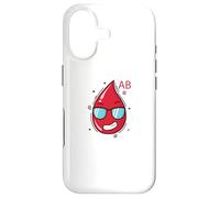 Carcasa para iPhone 17 Gota de Sangre con Gafas de Sol Tipo de Sangre