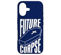 Carcasa para iPhone 17 Gótico Futuro Cadáver Divertido Gótico Cita Negro Escena EMO