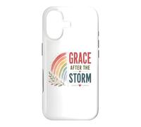 Carcasa para iPhone 17 Gracia después de la tormenta Boho Rainbow Oración Cristiana Positiva