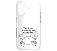 Carcasa para iPhone 17 Gracias por Dejarme Manejar Esto