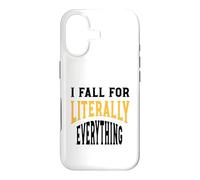 Carcasa para iPhone 17 Gracioso Clumsy Me enamoro Literalmente de Todo