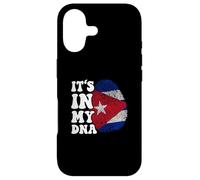 Carcasa para iPhone 17 Gracioso está en mi ADN Cuba Bandera Huella Digital