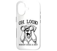 Carcasa para iPhone 17 Gracioso, mira, a Nadie le Importa una Mierda, Hombres