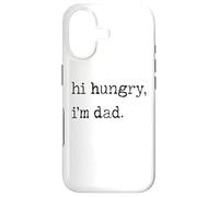 Carcasa para iPhone 17 Gracioso Papá Hambriento Broma Hi Hungry I'm Dad