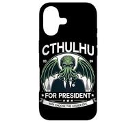 Carcasa para iPhone 17 Gracioso por qué Elegir al Mal Menor Cthulhu para Presidente 2024