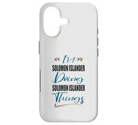 Carcasa para iPhone 17 Gracioso Soy Islas Salomón Haciendo Cosas de Las Islas Salomón