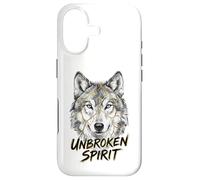 Carcasa para iPhone 17 Gráfico artístico Kintsugi Wolf Unbroken Spirit Resilience