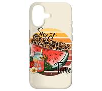 Carcasa para iPhone 17 Gráfico de sandía Dulce de Verano, Estilo Retro